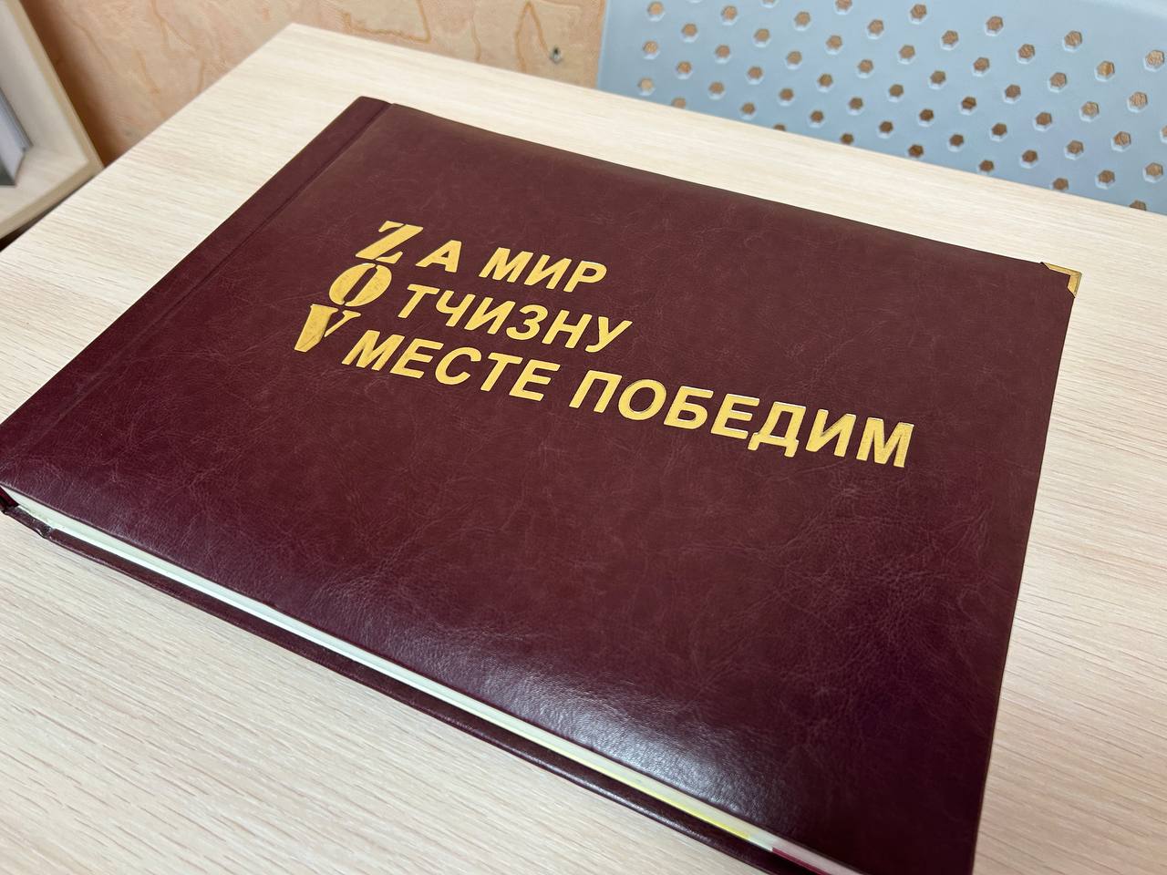 24 января Краснолучский городской округ принял эстафету по заполнению книги памяти «Zа мир Отчизну Vместе победим»..